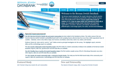 Desktop Screenshot of jewishdatabank.org